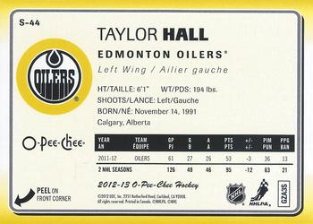 2012-13 O-Pee-Chee - Stickers #S-44 Taylor Hall Back