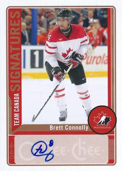 2012-13 O-Pee-Chee - Team Canada Signatures #TC-BC Brett Connolly Front