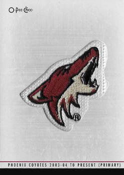 2012-13 O-Pee-Chee - Team Logo Patches #TL-25 Phoenix Coyotes 2003-04 to Present (Primary) Front