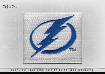 2012-13 O-Pee-Chee - Team Logo Patches #TL-29 Tampa Bay Lightning 2011-12 to Present (Primary) Front