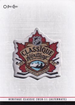2012-13 O-Pee-Chee - Team Logo Patches #TL-42 Heritage Classic 2010-11 (Alternate) Front