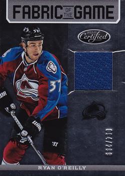 2012-13 Panini Certified - Fabric of the Game #FOG-RO Ryan O'Reilly Front