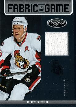 2012-13 Panini Certified - Fabric of the Game #FOG-CNE Chris Neil Front