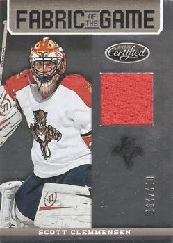 2012-13 Panini Certified - Fabric of the Game #FOG-SCL Scott Clemmensen Front