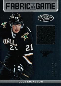 2012-13 Panini Certified - Fabric of the Game #FOG-LE Loui Eriksson Front