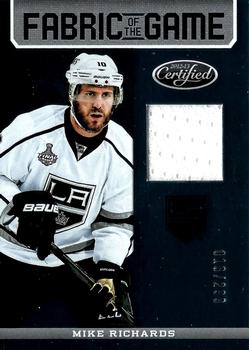 2012-13 Panini Certified - Fabric of the Game #FOG-MRI Mike Richards Front