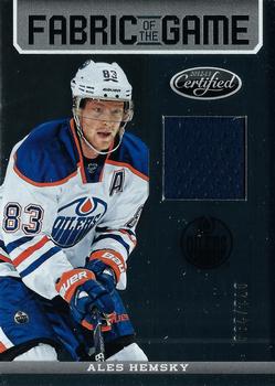 2012-13 Panini Certified - Fabric of the Game #FOG-HEM Ales Hemsky Front