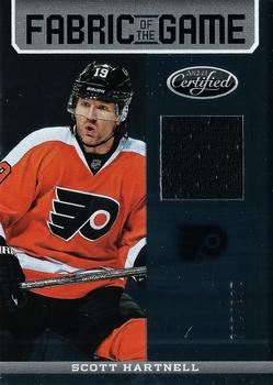 2012-13 Panini Certified - Fabric of the Game #FOG-SHA Scott Hartnell Front