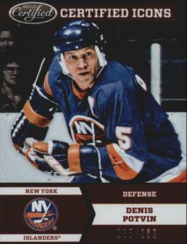 2012-13 Panini Certified - Icons #I-7 Denis Potvin Front