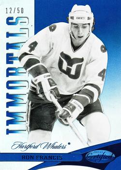2012-13 Panini Certified - Mirror Blue #132 Ron Francis Front