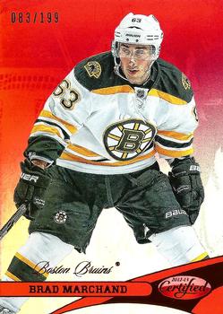 2012-13 Panini Certified - Mirror Red #63 Brad Marchand Front