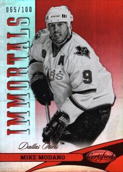2012-13 Panini Certified - Mirror Red #138 Mike Modano Front