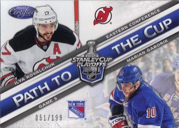 2012-13 Panini Certified - Path to the Cup Conference Finals #PCCF10 Ilya Kovalchuk / Marian Gaborik Front