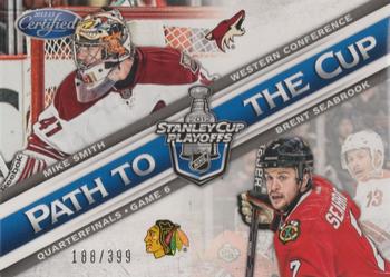 2012-13 Panini Certified - Path to the Cup Quarter Finals #PCQF16 Brent Seabrook / Mike Smith Front