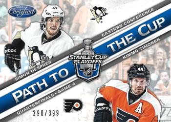 2012-13 Panini Certified - Path to the Cup Quarter Finals #PCQF46 Kimmo Timonen / Simon Despres Front