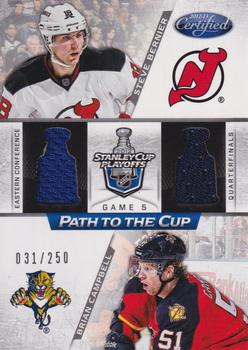2012-13 Panini Certified - Path to the Cup Quarter Finals Dual Jerseys #PCQF40 Brian Campbell / Steve Bernier Front