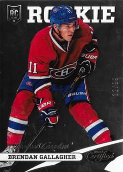 2012-13 Panini Certified - Redemption Rookie #R4 Brendan Gallagher Front