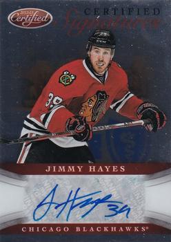 2012-13 Panini Certified - Signatures #CS-HAY Jimmy Hayes Front