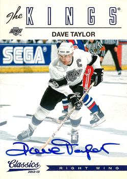 2012-13 Panini Classics Signatures - Autographs #5 Dave Taylor Front