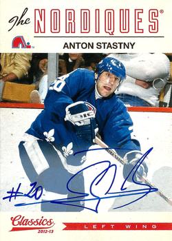 2012-13 Panini Classics Signatures - Autographs #46 Anton Stastny Front