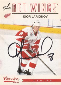 2012-13 Panini Classics Signatures - Autographs #61 Igor Larionov Front