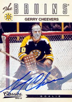 2012-13 Panini Classics Signatures - Autographs #118 Gerry Cheevers Front