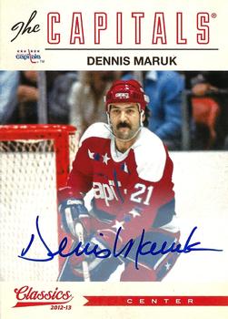 2012-13 Panini Classics Signatures - Autographs #131 Dennis Maruk Front