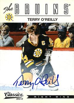 2012-13 Panini Classics Signatures - Autographs #186 Terry O'Reilly Front