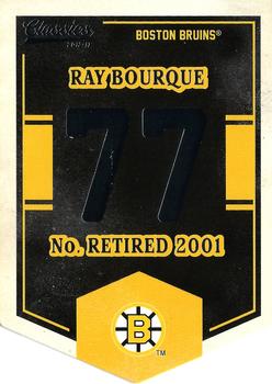 2012-13 Panini Classics Signatures - Banner Numbers #EN11 Ray Bourque Front