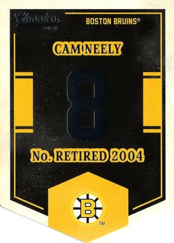 2012-13 Panini Classics Signatures - Banner Numbers #EN14 Cam Neely Front