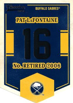 2012-13 Panini Classics Signatures - Banner Numbers #EN17 Pat LaFontaine Front