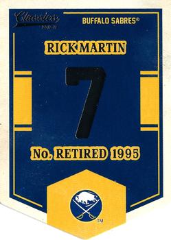 2012-13 Panini Classics Signatures - Banner Numbers #EN18 Rick Martin Front