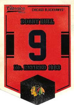 2012-13 Panini Classics Signatures - Banner Numbers #EN23 Bobby Hull Front