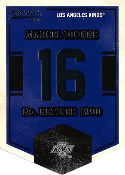2012-13 Panini Classics Signatures - Banner Numbers #EN36 Marcel Dionne Front
