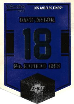 2012-13 Panini Classics Signatures - Banner Numbers #EN38 Dave Taylor Front