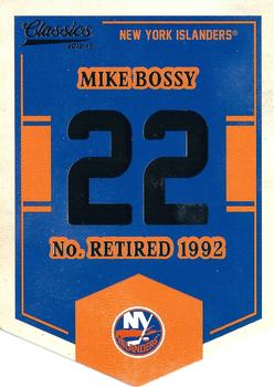 2012-13 Panini Classics Signatures - Banner Numbers #EN47 Mike Bossy Front