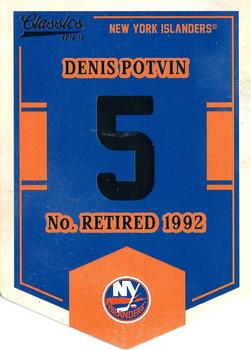 2012-13 Panini Classics Signatures - Banner Numbers #EN49 Denis Potvin Front