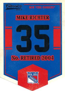2012-13 Panini Classics Signatures - Banner Numbers #EN56 Mike Richter Front