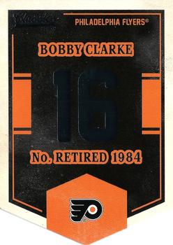 2012-13 Panini Classics Signatures - Banner Numbers #EN58 Bobby Clarke Front