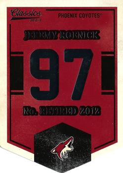 2012-13 Panini Classics Signatures - Banner Numbers #EN60 Jeremy Roenick Front