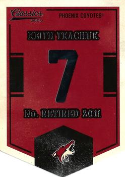 2012-13 Panini Classics Signatures - Banner Numbers #EN61 Keith Tkachuk Front