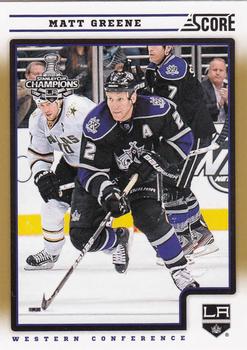 2012-13 Score - Gold Rush #223 Matt Greene Front