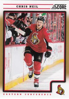 2012-13 Score - Gold Rush #338 Chris Neil Front