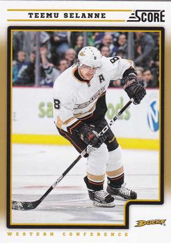 2012-13 Score - Gold Rush #42 Teemu Selanne Front