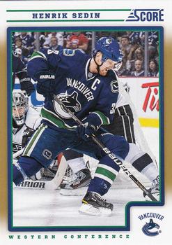 2012-13 Score - Gold Rush #446 Henrik Sedin Front