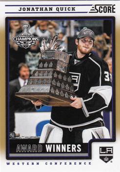 2012-13 Score - Gold Rush #500 Jonathan Quick Front