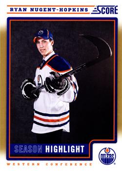2012-13 Score - Gold Rush #1 Ryan Nugent-Hopkins Front