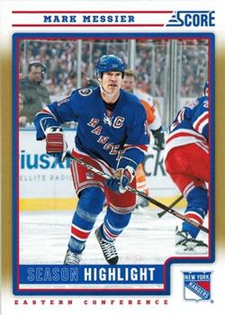 2012-13 Score - Gold Rush #7 Mark Messier Front