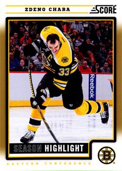 2012-13 Score - Gold Rush #14 Zdeno Chara Front