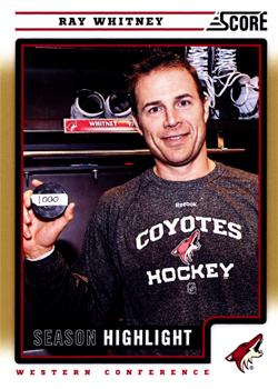 2012-13 Score - Gold Rush #20 Ray Whitney Front
